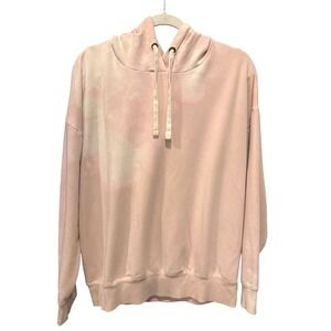 Buffalo David Bitton Pink Tie Dye Hoodie Sweatshirt Women's Size M Buttery Soft